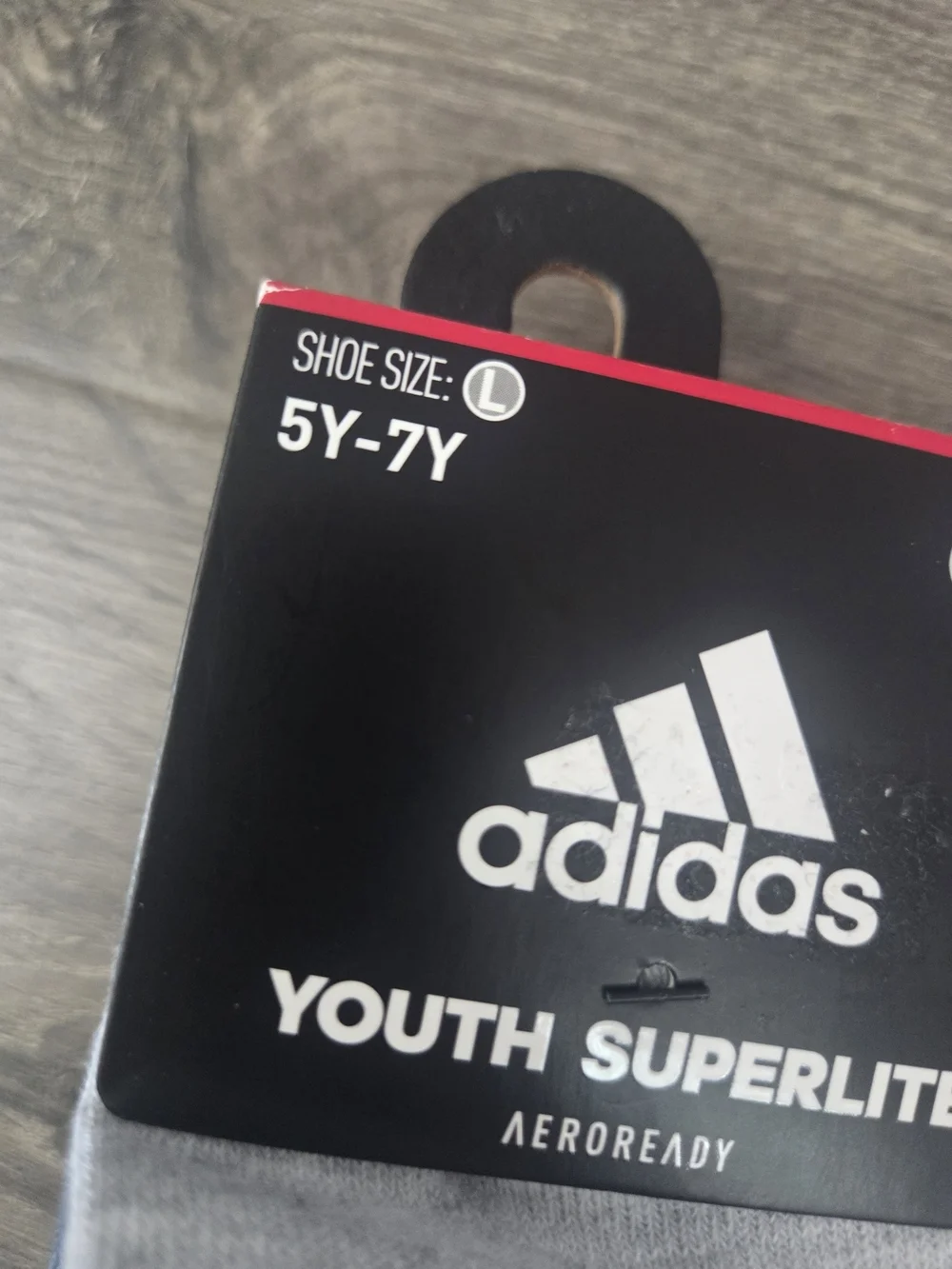 Boys adidas 6-Pack Superlite Classic No-Show Socks size L NEW